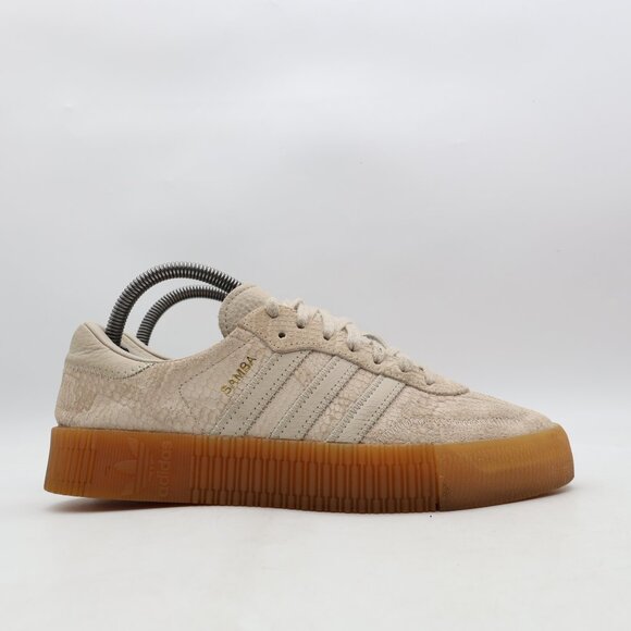 Adidas Originals Sambarose Bliss Gum Women's 8 Walking Running Sneakers B28163 - Picture 1 of 10